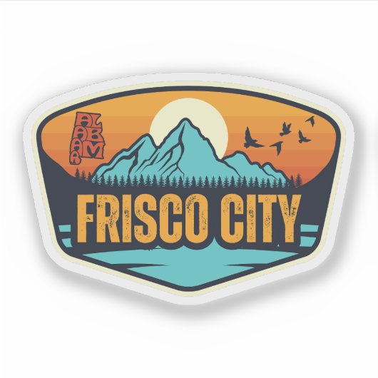 Frisco City, Alabama Aufkleber (Vorderseite)