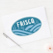 Frisco Colorado Außenbereich Ovaler Aufkleber (Umschlag)
