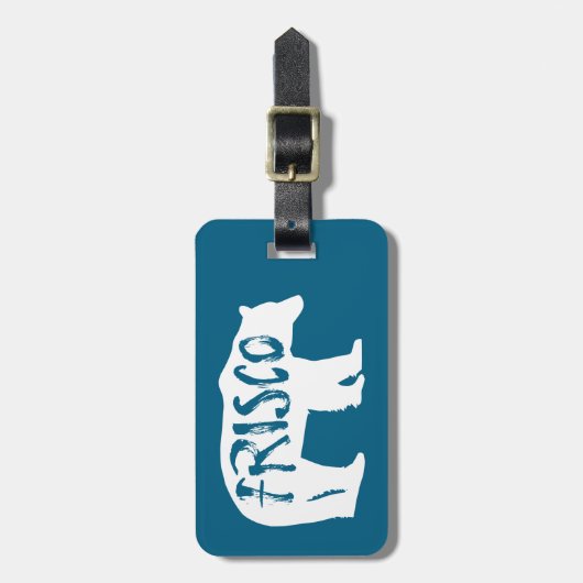 Frisco Colorado Bear Gepäckanhänger (Vorderseite vertikal)