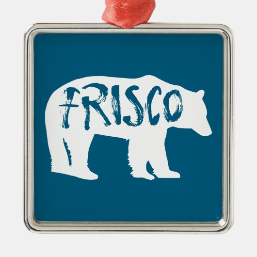 Frisco Colorado Bear Ornament Aus Metall (Vorne)