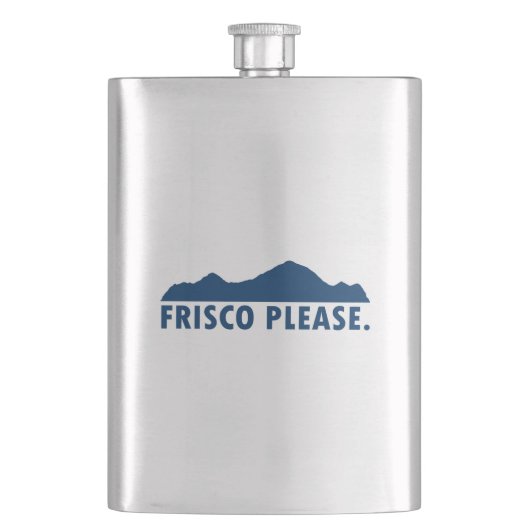 Frisco Colorado Bitte Flachmann (Vorderseite)
