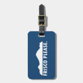 Frisco Colorado Bitte Gepäckanhänger (Vorderseite vertikal)