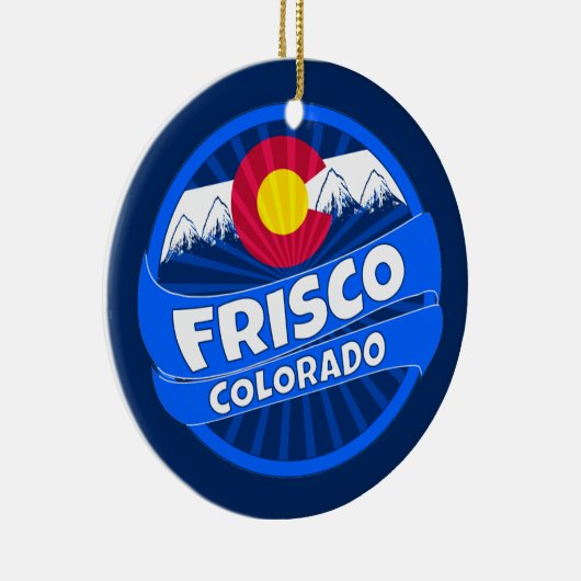Frisco Colorado Keramik Ornament (Rechts)