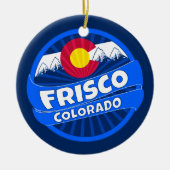Frisco Colorado Keramik Ornament (Vorne)