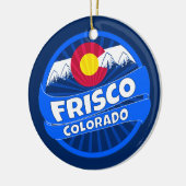 Frisco Colorado Keramik Ornament (Links)