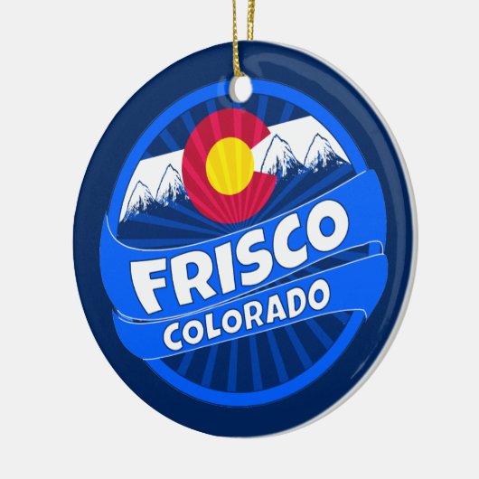 Frisco Colorado Keramik Ornament (Links)