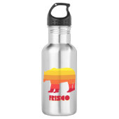 Frisco Colorado Rainbow Bear Edelstahlflasche (Vorderseite)