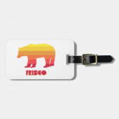 Frisco Colorado Rainbow Bear Gepäckanhänger (Vorderseite horizontal)