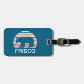 Frisco Colorado Retro Bear Gepäckanhänger (Vorderseite horizontal)