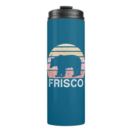 Frisco Colorado Retro Bear Thermosbecher (Vorderseite)