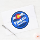 Frisco Colorado Runder Aufkleber (Umschlag)