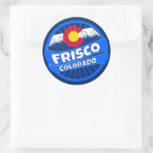 Frisco Colorado Runder Aufkleber (Tasche)