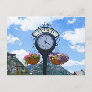 Frisco, Colorado, Uhr Postkarte