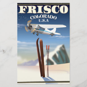 Frisco Colorado USA Reiseplakat Briefpapier