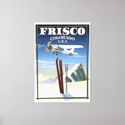 Frisco Colorado USA Reiseplakat Leinwanddruck (Vorderseite)