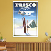 Frisco Colorado USA Reiseplakat Leinwanddruck (Insitu (Wohnzimmer))