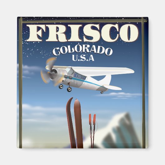 Frisco Colorado USA Reiseplakat Magnet (Vorne)