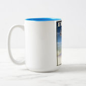 Frisco Colorado USA Reiseplakat Zweifarbige Tasse (Links)