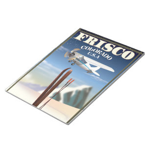 Frisco Colorado USA Reiseposter Notizblock