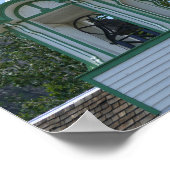 Frisco Einzimmer-Schulhaus-Glockenturm, Colorado Poster (Ecke)