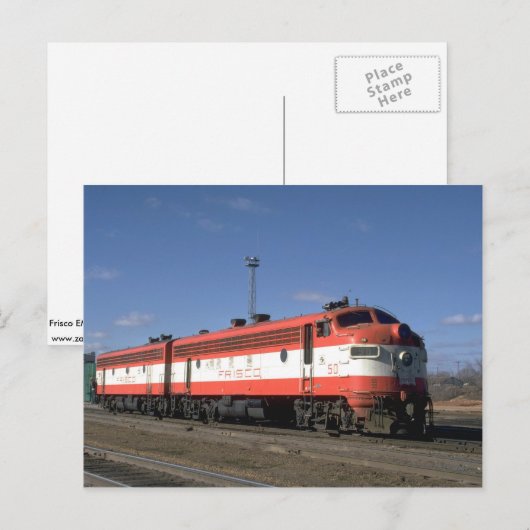 Frisco EMD F-7A Postkarte (Vorne/Hinten)
