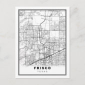 Frisco Map Postkarte (Vorderseite)