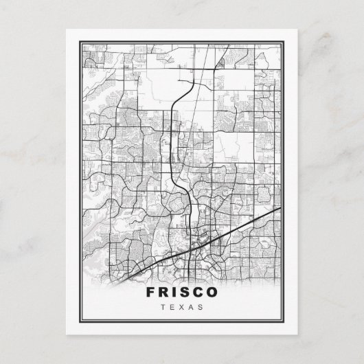 Frisco Map Postkarte (Vorderseite)