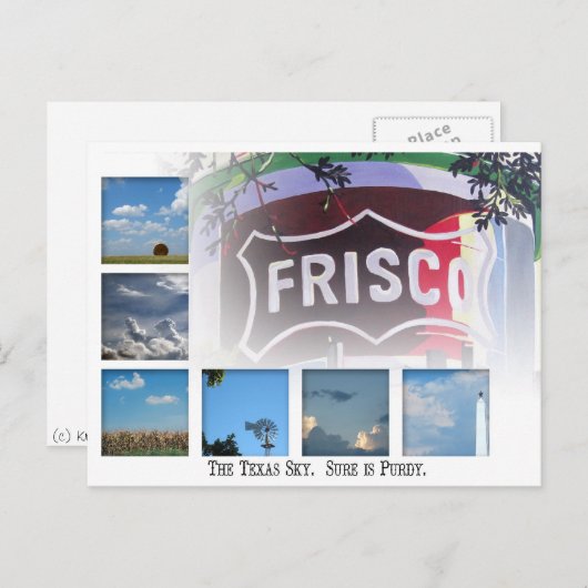 Frisco, Texas Postkarte (Vorne/Hinten)