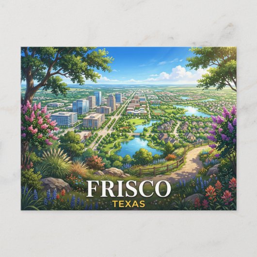 Frisco Texas Reise Postkarte (Vorderseite)