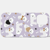 Frise Bones and Paws Purple Case-Mate iPhone Hülle (Rückseite (Horizontal))