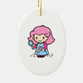 Friseur 2 keramikornament (Hinten)