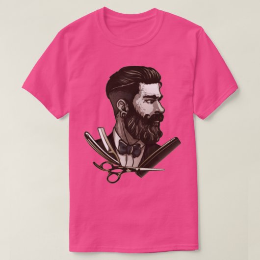 Friseur 55 1 T-Shirt (Design vorne)