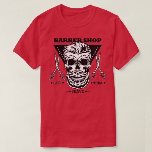 Friseur 76 T-Shirt (Design vorne)