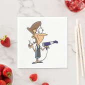 Friseur am Arbeitsplatz Serviette