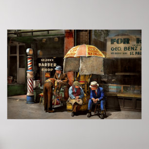 Friseur - an Nelsons Friseursalon 1937 Poster