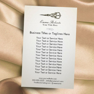 Friseur Antique Schere Vintage Friseursalon Flyer