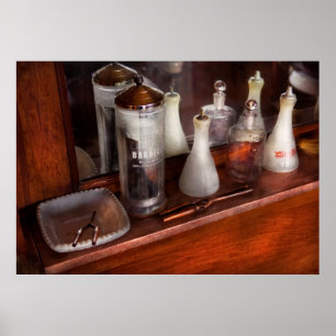 Friseur - auf dem Zähler Poster