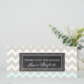 Friseur | Beauty Salon Zickzack Muster (Stehend Vorderseite)