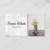 Friseur & Beauty Spezialist Salon Friseur Barber Visitenkarte (Vorderseite)