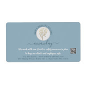 Friseur Beauty Studi Lashes Gold Logo QR CODES (Vorne)