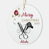 Friseur Beruflich Salon Keramik Keramik Ornament (Links)