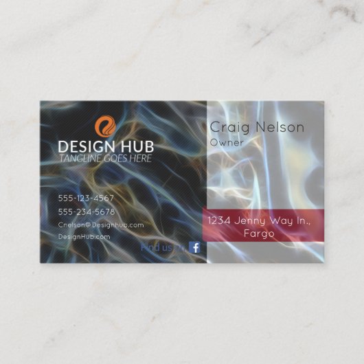  Friseur berufliche Visitenkarte (Vorderseite)