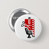 Friseur Button (Vorne & Hinten)