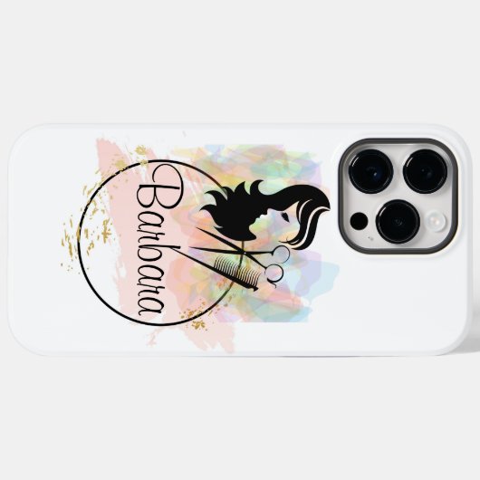 Friseur Case-Mate iPhone Hülle (Rückseite (Horizontal))