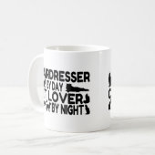 Friseur Cat Lover Kaffeetasse (Vorderseite Links)