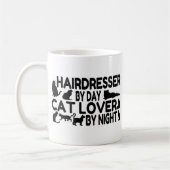 Friseur Cat Lover Kaffeetasse (Links)