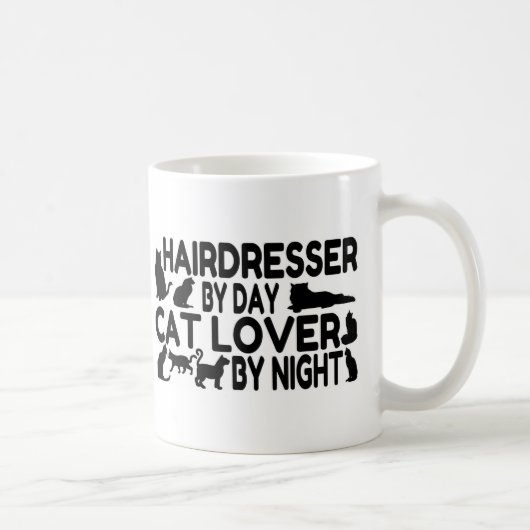 Friseur Cat Lover Kaffeetasse (Rechts)