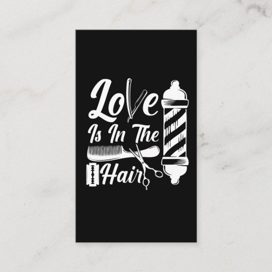 Friseur Cosmetology Abschluss Barber Salon Visitenkarte (Vorderseite)