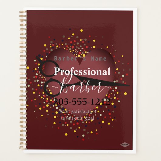 Friseur Daily Planner HAMbyWG Planer (Vorderseite)