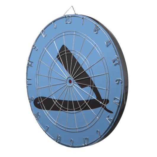 Friseur Dartscheibe (Vorderseite rechts)